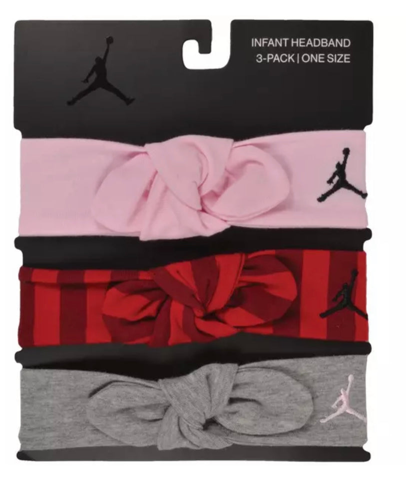 Jordan Infant Headbands-3PK