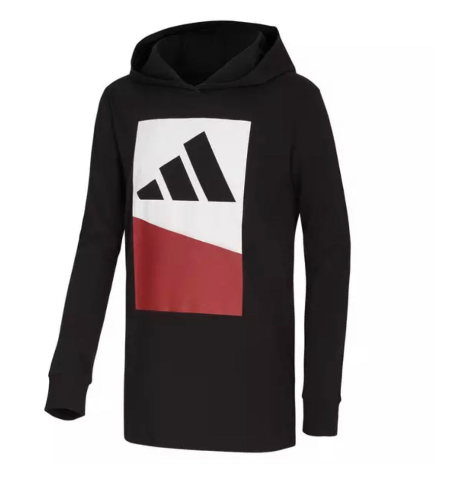 Adidas Youth Badge Long Sleeve Hooded
